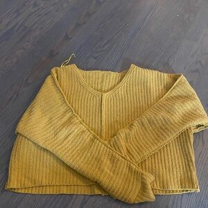 Yellow sweater